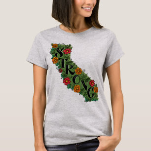 Kalifornien-große Unterstützung die Feueropfer T-Shirt