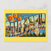 Kalifornien Grußpostkarte