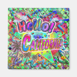 Kalifornien Hallo! Magnet