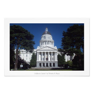 "Kalifornien-Hauptstadt," Sacramento Fotodruck