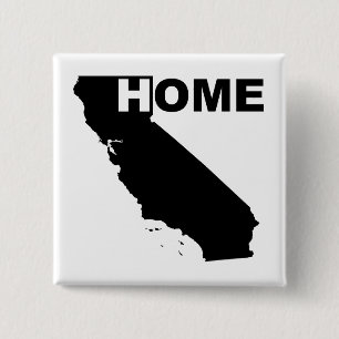 Kalifornien-Home-Button-Abzeichen Ich liebe Button