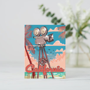 Kalifornien im Kino Postkarte