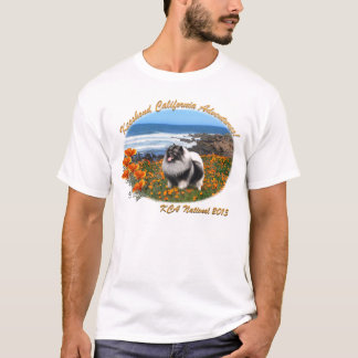 Kalifornien Kees - 2015 KCA Staatsangehörig-Logo T-Shirt