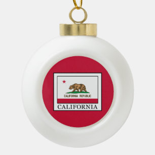 Kalifornien Keramik Kugel-Ornament