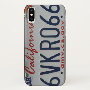 Kalifornien-Kfz-Kennzeichentelefonkasten Case-Mate iPhone Hülle