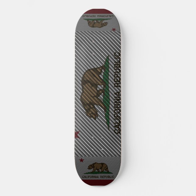 Kalifornien-Kohlenstoff-Faser Skateboard (Vorderseite)