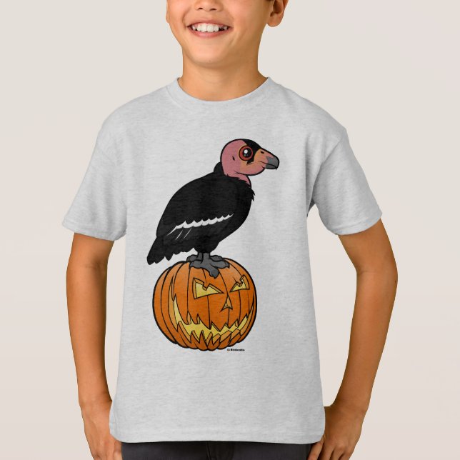 Kalifornien-Kondor Halloween T-Shirt (Vorderseite)