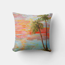 Kalifornien-Küsten-Sonnenuntergang Kissen