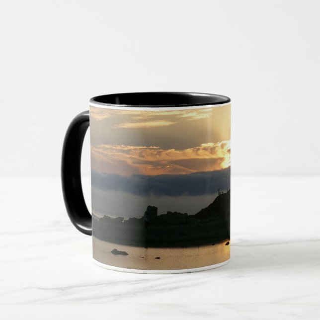 Kalifornien-Küstenlinie - Carmel Sonnenuntergang - Tasse (Vorderseite Links)