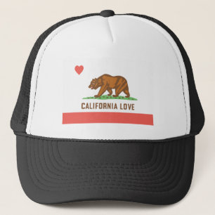 Kalifornien-Liebe-Hut Truckerkappe