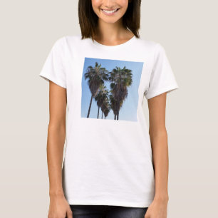 Kalifornien-Liebe-Palme-Herz-Foto T-Shirt