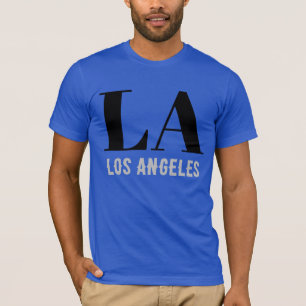 Kalifornien Los Angeles City USA Retro Vintag Blue T-Shirt