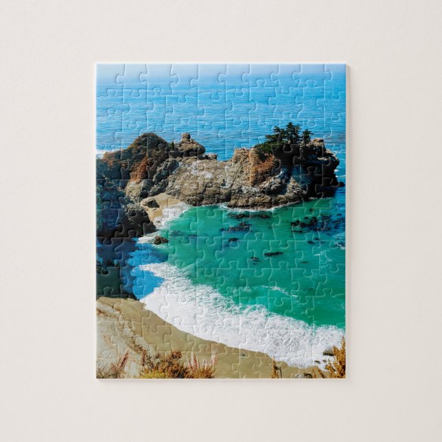 Kalifornien - MCWAY FALLS - Ansicht Puzzle (Vertikal)