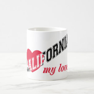 Kalifornien meine Liebe Kaffeetasse