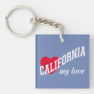 Kalifornien meine Liebe Schlüsselanhänger