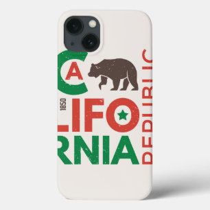 Kalifornien mit Grizzy-Bären-Logo Case-Mate iPhone Hülle