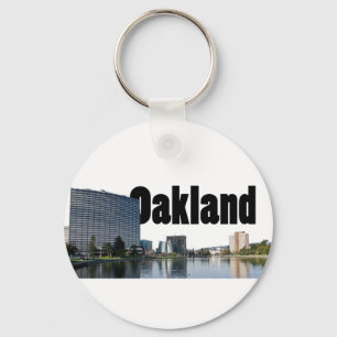 Kalifornien mit Oakland im Himmel Schlüsselanhänger
