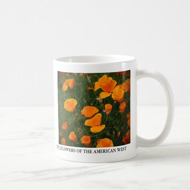 Kalifornien-Mohnblumen Tasse (Rechts)