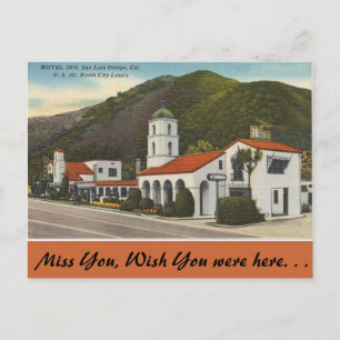 Kalifornien, Motel Inn, San Luis Obispo Postkarte
