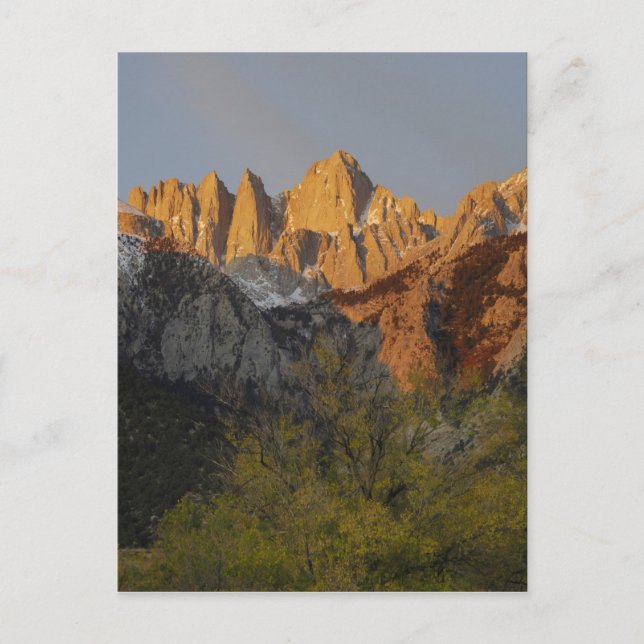 Kalifornien, Mount Whitney, Inyo National Forest 3 Postkarte (Vorderseite)