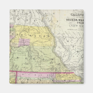 Kalifornien, Oregon, Washington, Utah, New Mexico  Magnet