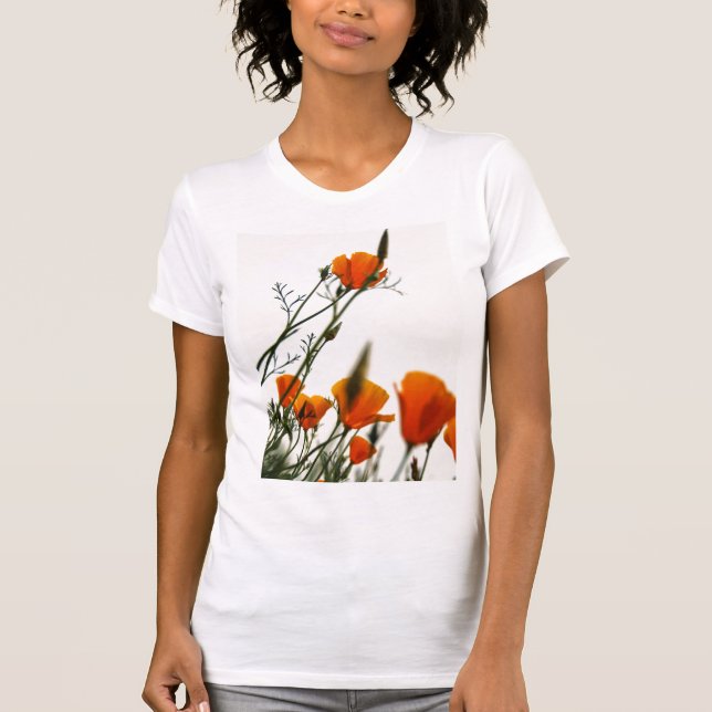 Kalifornien Poppie T-Shirt (Vorderseite)