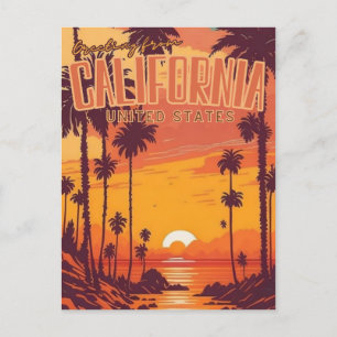 Kalifornien Postkarte