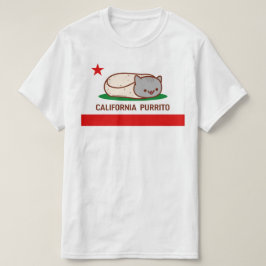 KALIFORNIEN PURRITO - Funny Cat Burrito T-Shirt