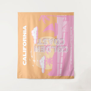 Kalifornien, Reisekunst, Preppy, Preppy Wandteppich