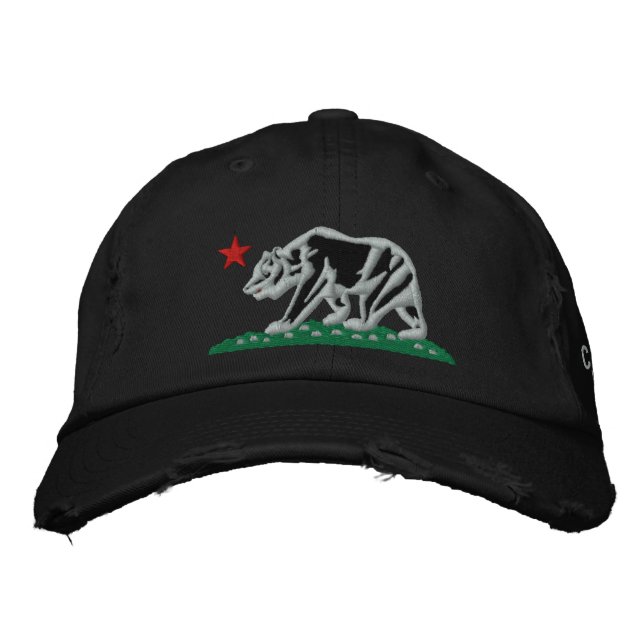 KALIFORNIEN - REPUBLIK BEAR Essentials Cap Bestickte Baseballkappe (Vorderseite)