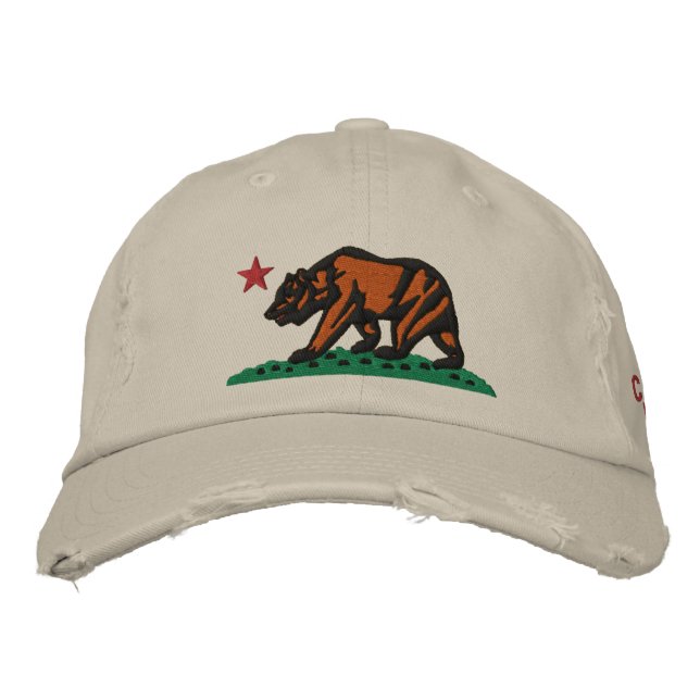 KALIFORNIEN - REPUBLIK BEAR Essentials Cap Bestickte Kappe (Vorderseite)
