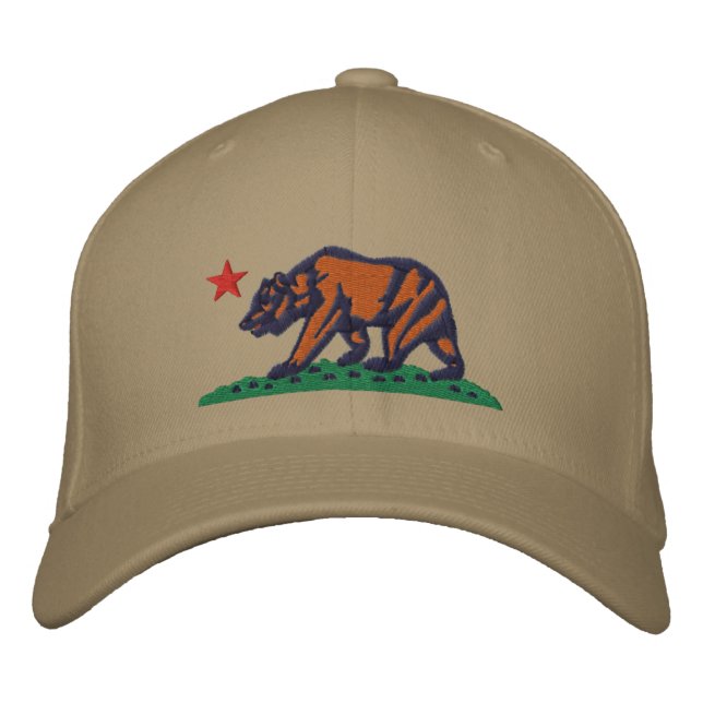 KALIFORNIEN - REPUBLIK BEAR Essentials Cap Bestickte Kappe (Vorderseite)