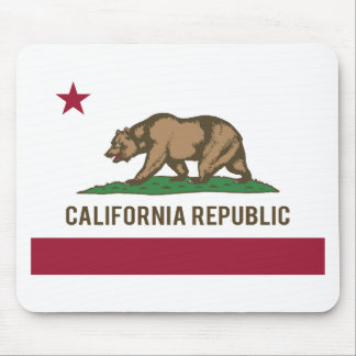 Kalifornien-Republik-Flagge - Farbe Mousepad
