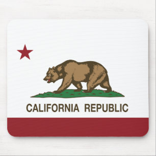 Kalifornien-Republik-Flagge Mousepad