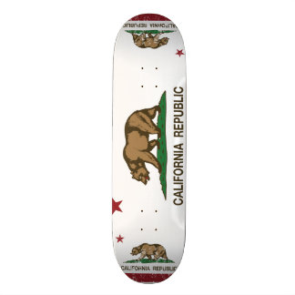 Kalifornien-Republik-Flagge Skateboard