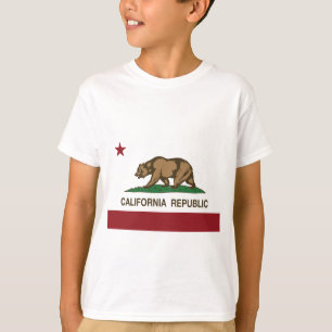Kalifornien-Republik-Flagge T-Shirt