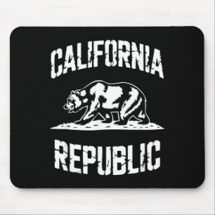 Kalifornien Republik Grizzly Staat Retro Vintage Mousepad