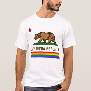 Kalifornien-Republik LGBT T-Shirt