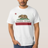Kalifornien-Republik Llevar camiseta moda