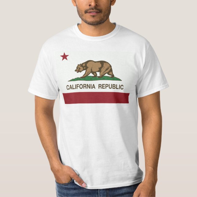 Kalifornien-Republik Llevar camiseta moda T-Shirt (Vorderseite)