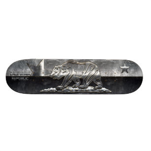 KALIFORNIEN-REPUBLIK Schmutz-Stahl-Ausschnitte Skateboard