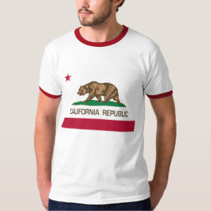 Kalifornien-Republik (Staats-Flagge) T-Shirt