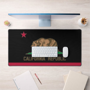 Kalifornien Republik Staatsflagge benutzerdefinier Schreibtischunterlage