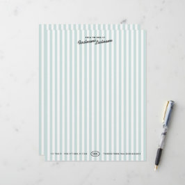 Kalifornien Resort Gestreiftes Briefpapier Briefko