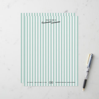 Kalifornien Resort Gestreiftes Briefpapier Briefko