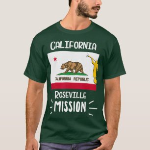 Kalifornien Roseville Mormon LDS-Missionsgeschenk T-Shirt