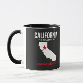 Kalifornien, Sacramento – The Golden State, USA Tasse