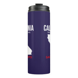 Kalifornien, Sacramento – The Golden State, USA Thermosbecher