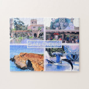 Kalifornien - San Diego - Mosaik - USA - Puzzle