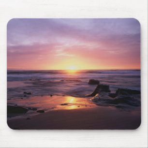 Kalifornien, San Diego, Sunset Cliffs, Sonnenunter Mousepad